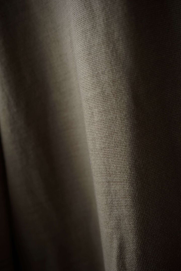【CAPERTICA】CAP708CS02 Super140s Washable Wool Jersey / S140 Wool Tee,MIDNIGHT, medium image number 11
