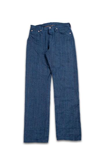 GZ-NPST-AIKA 13oz Natural Dyed Nep Straight Jeans Indigo x Kakishibu,, small image number 0