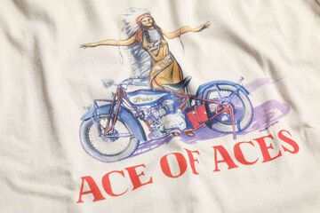 TR25AW-202 Ace of Aces OD L/S Tee,NATURAL, small image number 2
