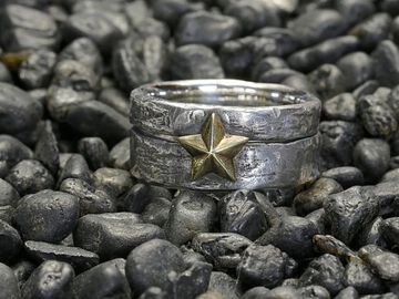 HYAS-270 Brass Star Double Ring,, small image number 0