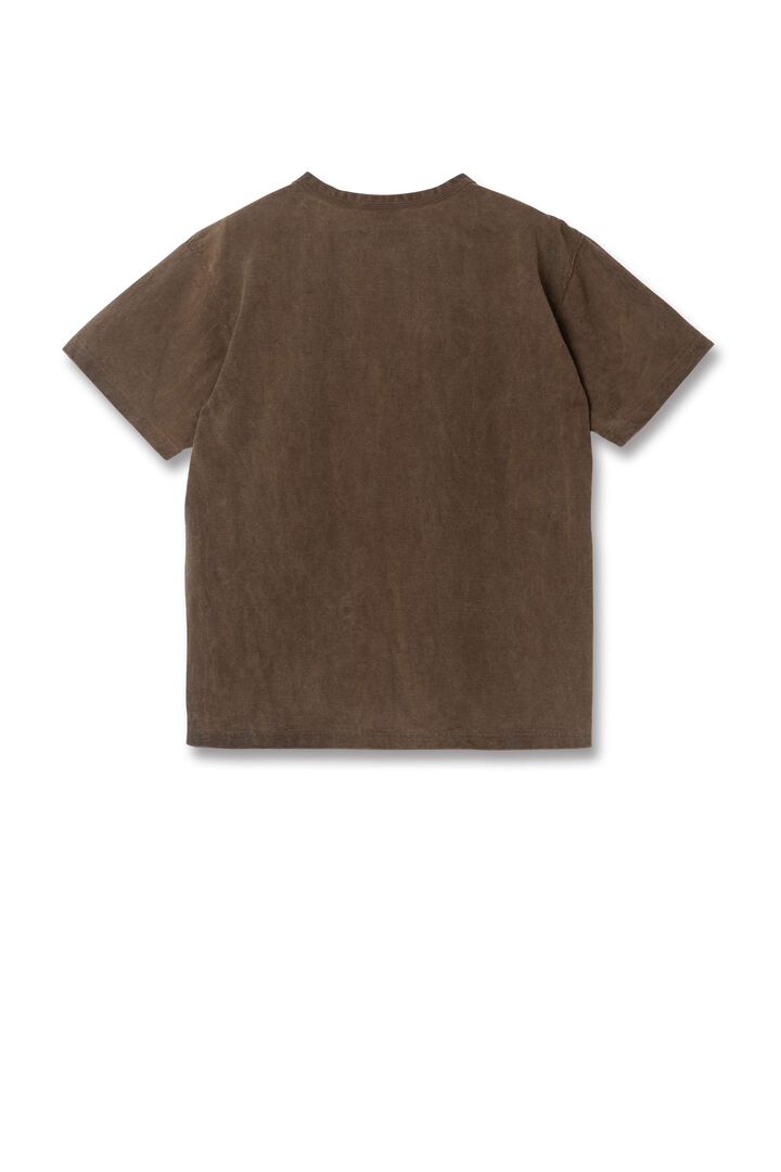 【Pre-Order】8236 Hand-Dyed Kakishibu-zome Tsuri-ami T-Shirts,KAKISHIBU, medium image number 1