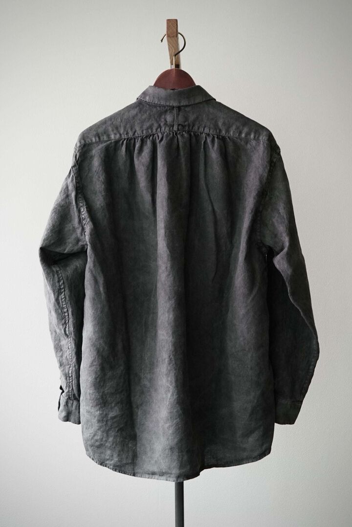 244SH08 Natural Dyed Linen / The Shirts,SUMI, medium image number 16