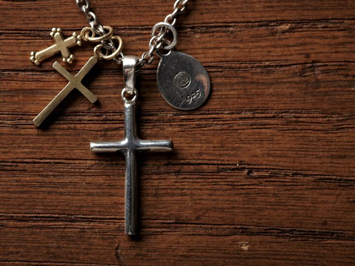 1AO-106 Small Cross with Brass Crosses,, medium