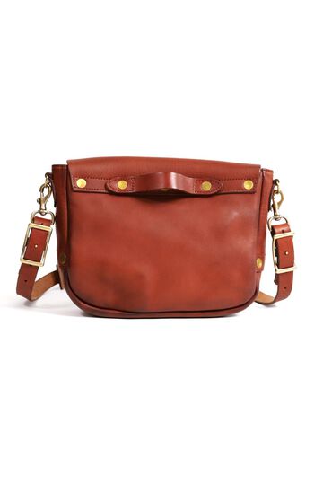 VS-249L LEATHER POSTMAN MINI SHOULDER BAG (CAMEL),, small image number 2