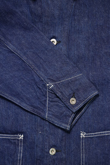 F2467 WWII Denim Chore Coat,, small image number 4