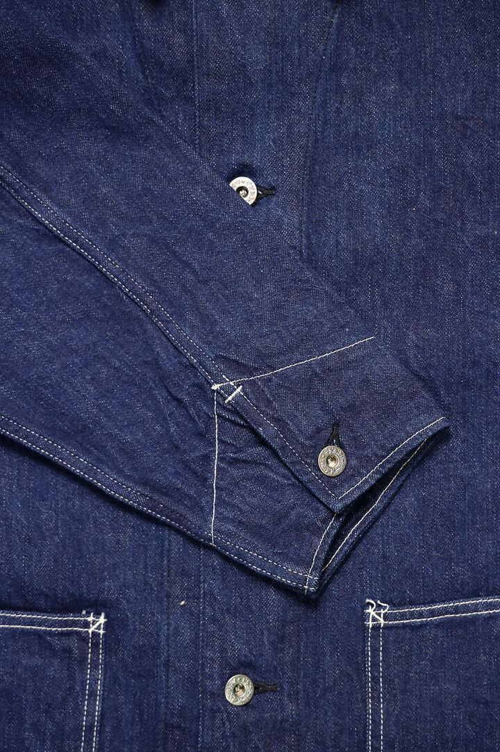F2467 WWII Denim Chore Coat,, medium image number 4