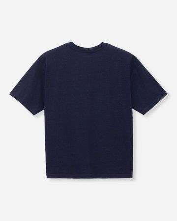 MMTS6008 YARN DYED SHORT SLEEVE T-SHIRT  ALPHABET,INDIGO, small image number 5