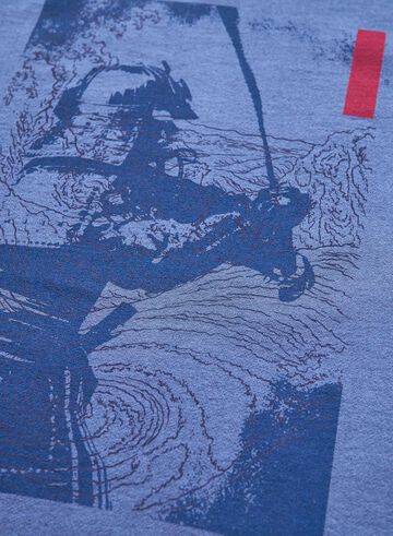 SJST25-106 "RASEN" INLAY LOOPWHEEL T-SHIRT,BLACK, small image number 6