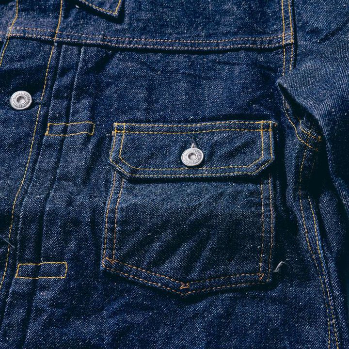 S0552XXII 15oz DENIM JACKET - TYPE 2,, medium image number 4