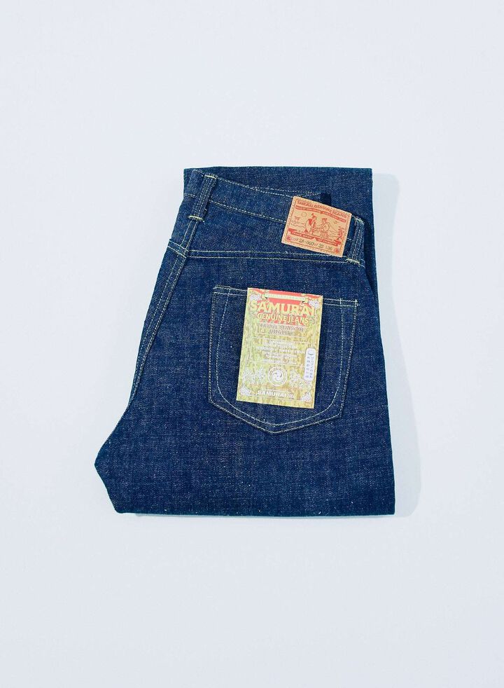 S2000HXII 15.8oz Samurai Cotton GL3 Selvedge Denim RELAX STRAIGHT,, medium