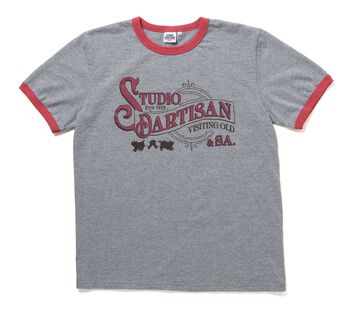 8177 Ringer Print T-shirts,YE x NY, small image number 1