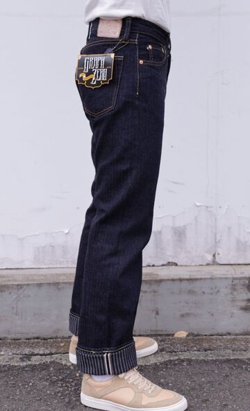 GZ-16ST-01OW 16oz Hickory jeans straight(One washed)-40,, small image number 1
