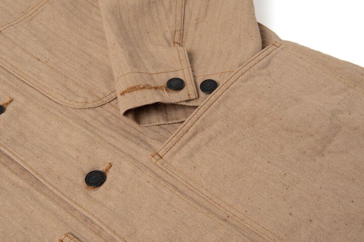 【Pre-Order】4638 12oz FOX COTTON Military Coverall,BROWN, medium image number 4