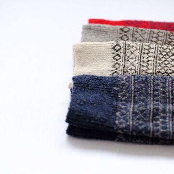 NK0120 Wool Jacquard Socks-BERLIN BLUE-M,BERLIN BLUE, small image number 12