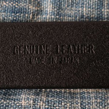 LE-4168BK "STANDARD" Big Buckle 40mm Leather Belt 【Black Color Buckle】,BLACK, small image number 6