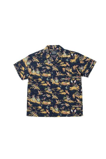 5692 Hawaiian Shirts -YELOW-38,YELOW, small image number 2