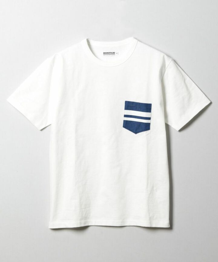MT003 8.5OZ GTB DENIM POCKET T-SHIRT ZIMBABWE COTTON
