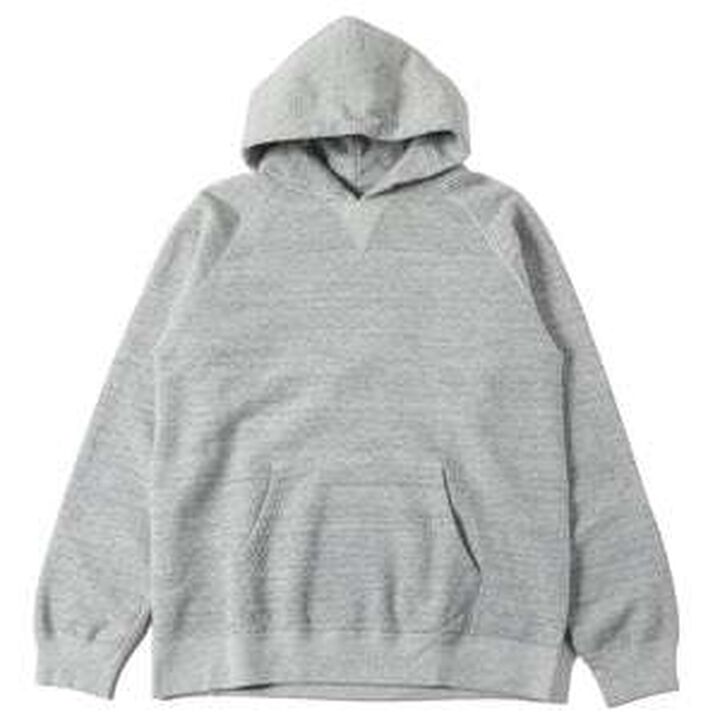 BR4932N TSURI-AMI SWEAT RAGLAN PULL OVER PARKA-GREY-M,GREY, medium