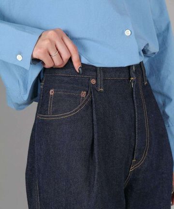 STPT6000 12.5oz BANAVE JEANS WIDE STRAIGHT,INDIGO, small image number 4