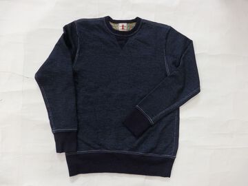 SIS18-101 INDIGO BOTH V GAZETTE HEAVY WEIGHT SWEAT- S,, small image number 0