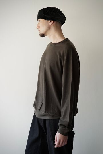 【CAPERTICA】CAP707CS32 Super140s Washable Wool MW_Jersey / Wool Trainer,OLIVE, small image number 1