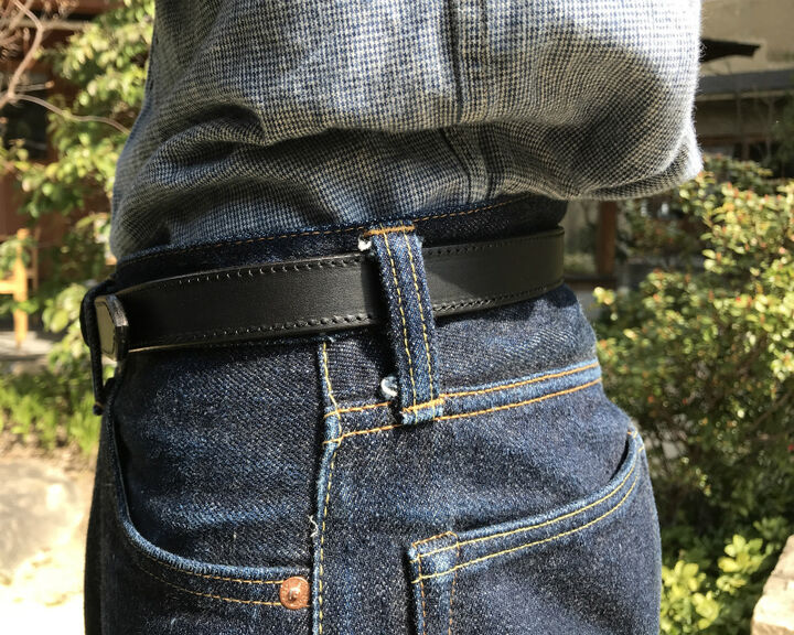 GZ-BNLB GZ-BNLB Buttero Narrow Belt (Black),, medium image number 9