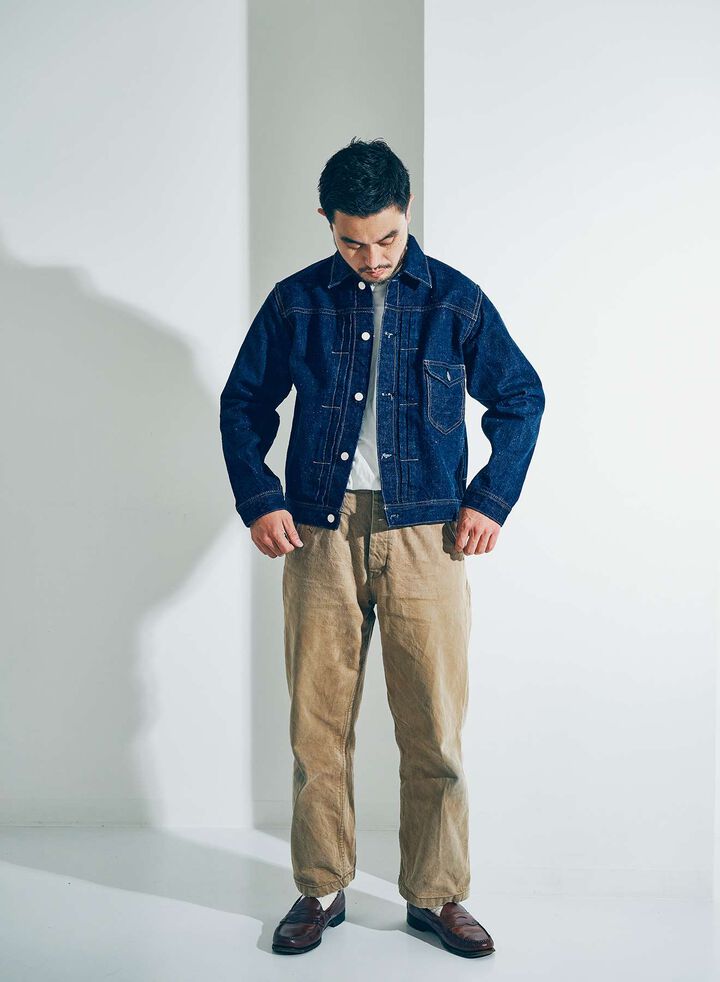 S101AX-SAKURA 18oz "AI PLUS-SAKURA" DENIM JACKET,, medium image number 5