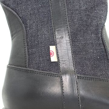 MD-019 Momotaro Jeans Denim Farmer Boots (Black),, small image number 5