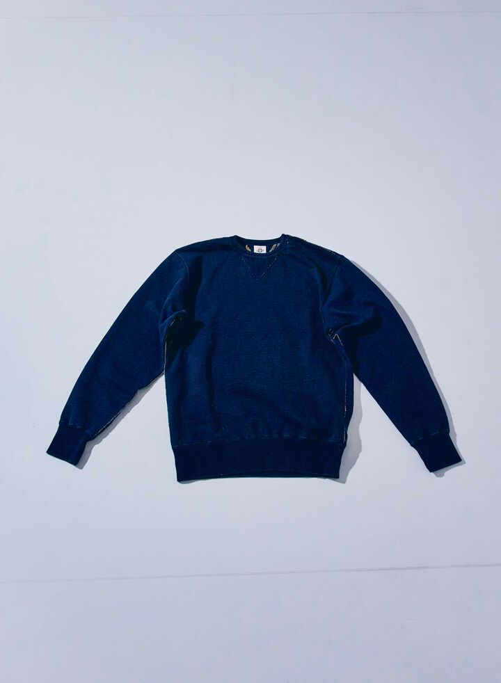 SIS25-101 Kakishibu Indigo Sweatshirt,, medium