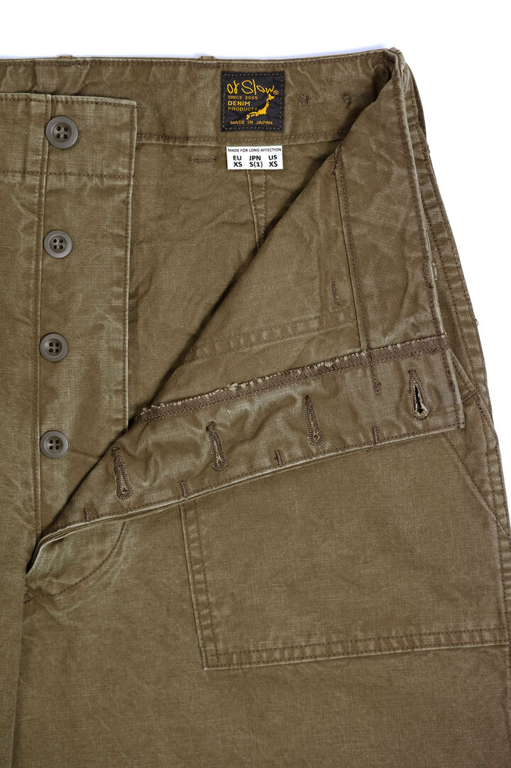 01-5103-M77 SUMMER FATIGUE PANTS Olive,, medium image number 3