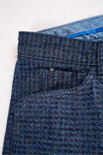 GZ-EDTR Embossed Denim Trouser,CHECK, small image number 7