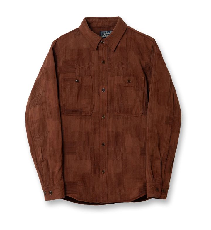 5717 Amami Mud Dyed Jacquard Shirts,, medium
