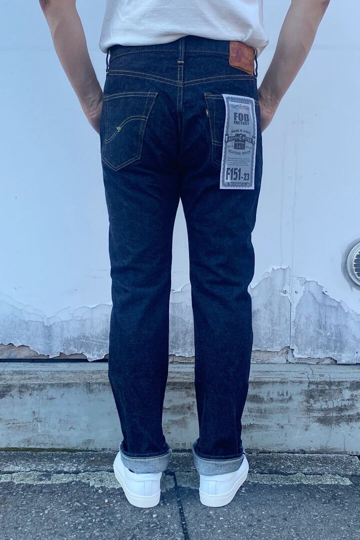 F151-23 14.75oz SELVEDGE XX 5P Jeans-Non Wash-38,, medium image number 3