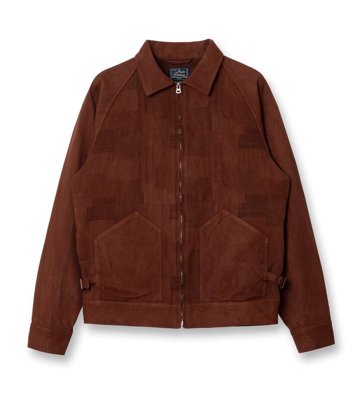 4604 Amami Mud Dyed Jacquard Jacket,BROWN, medium image number 0