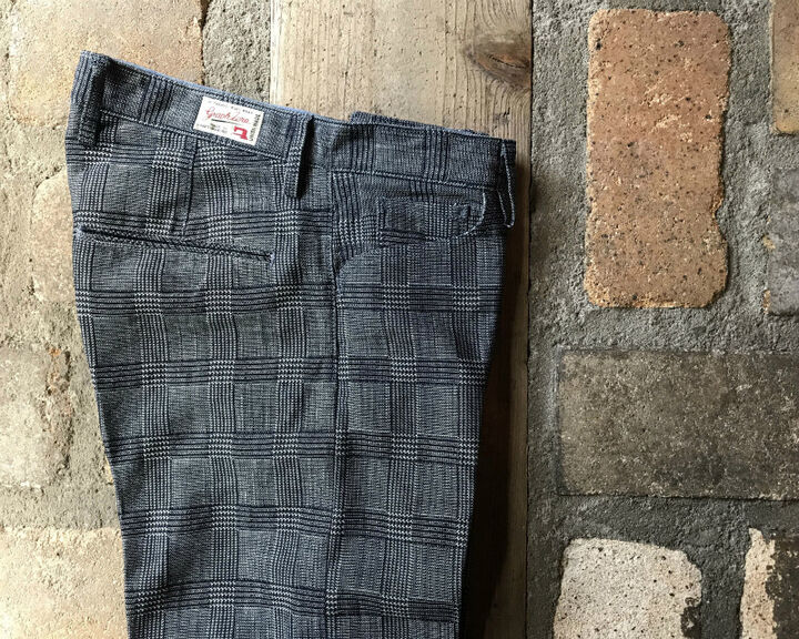 GZ-DTR-3102 denim trousers (Glen Check),, medium image number 4