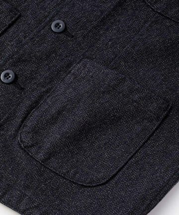 04-060 HEATHER TWILL VEST-BLACK-36,BLACK, small image number 4