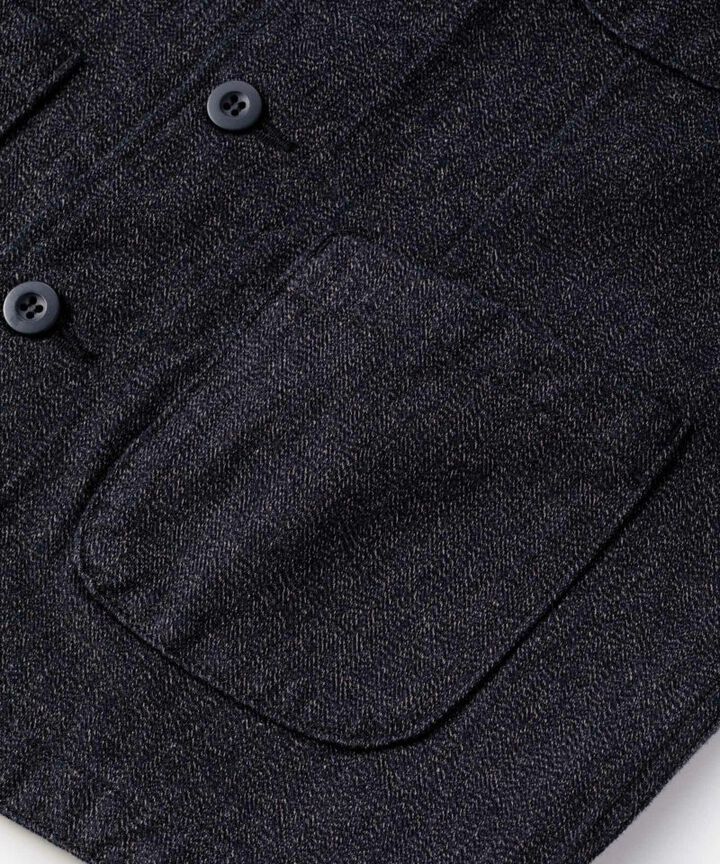 04-060 HEATHER TWILL VEST-BLACK-36,BLACK, medium image number 4