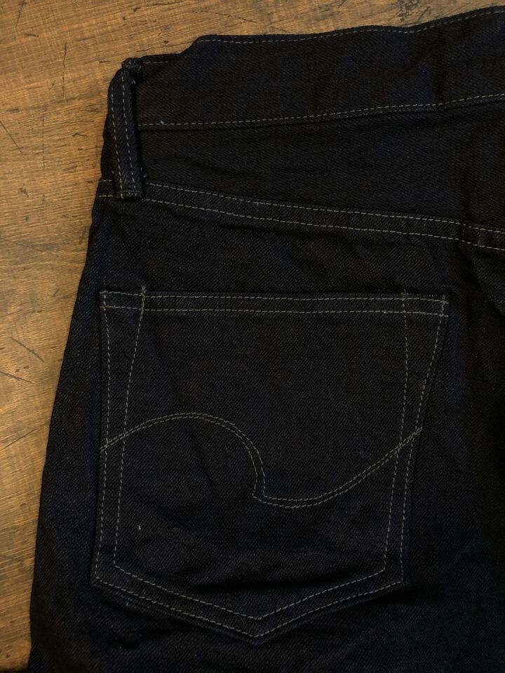 ONI622-14BLK 14oz Oni Denim (weft: black) Relax Tapered,, medium image number 8