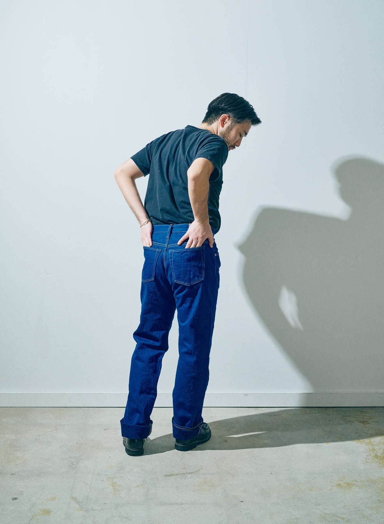 DENIMIO | S6100XX15oz-SH 15oz Seigaiha Slim Straight Zipper model