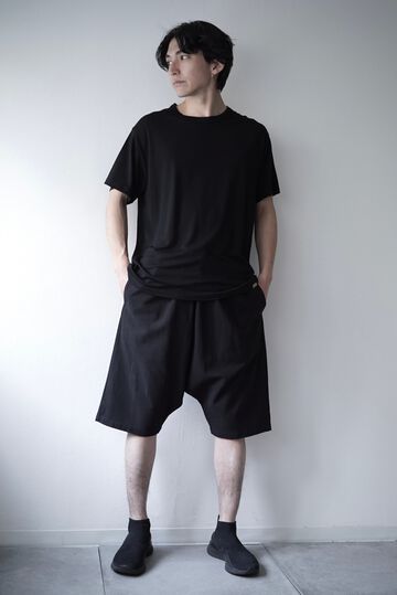 【CAPERTICA】CAP706PT33-BD Barathea Cloth / Sarrouel Shorts,BLACK, small image number 0