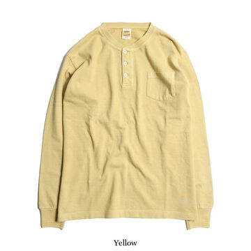 TE-14 OD Henley Long Sleeve Tee Shirt,NATURAL, small image number 3