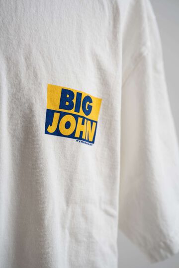 MTE002 ROUND BODY BIG JOHN LOGO T-SHIRT,CHARCOAL, small image number 25