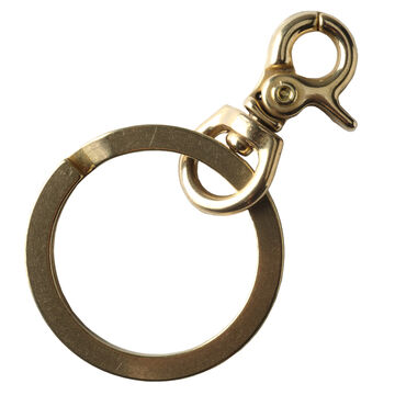PAILOT RIVER PR-KHOB-3 (REDMOON) Key Holder PR-KHOB-3 (Oil Leather Black, Oil Leather Red Brown, Oil Leather Dark Brown, Saddle Leather Natural),OIL LEATHER RED BROWN, small image number 6
