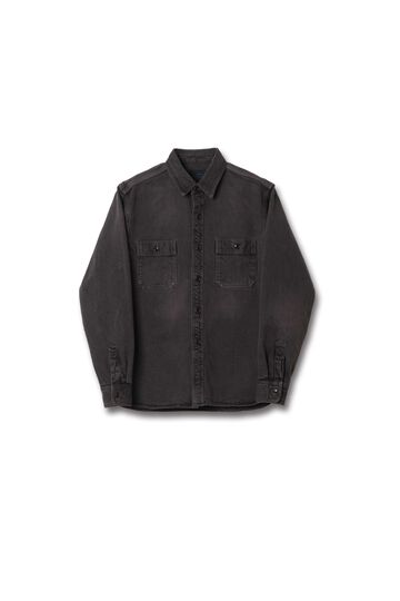 D5745 12oz KASANE NO IROME Denim Shirt,KUROBENI, small image number 0