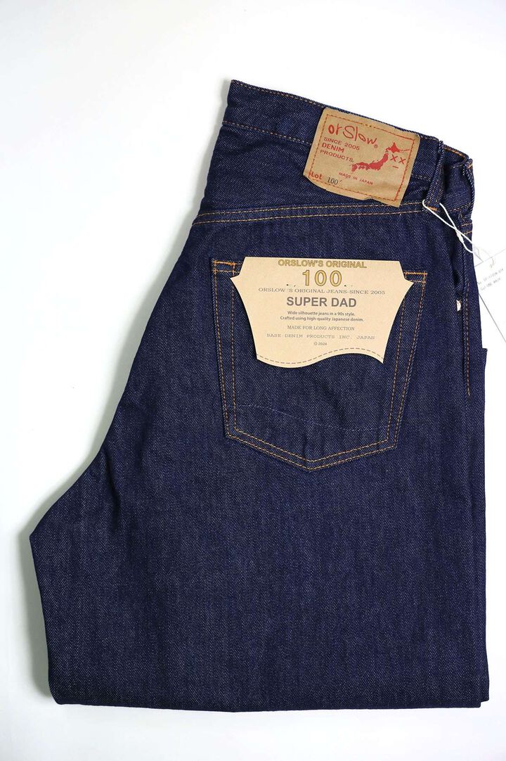 01-1100W SUPER DAD'S DENIM PANTS  (ONE WASH),, medium image number 3