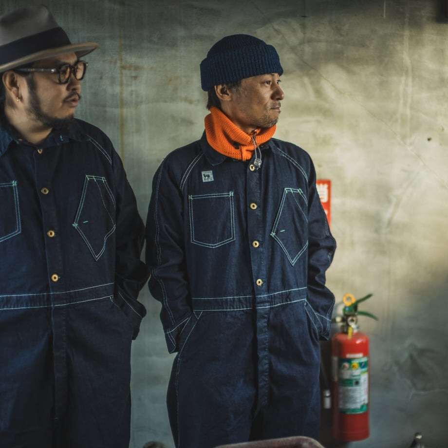 DENIMIO | TCB 11.87oz Black Cat Crew Suit