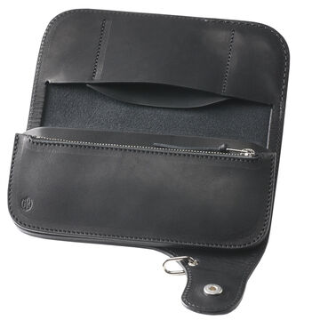 PAILOT RIVER PR-CW02-RG (REDMOON) Long Wallet PR-CW02-RG (Oil Leather Black
 Oil Leather Red Brown
 Oil Leather Dark Brown
 Saddle Leather Natural),OIL LEATHER BLACK, small image number 13