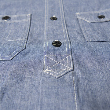 5333A Chambray long-sleeved work shirt,, small image number 6