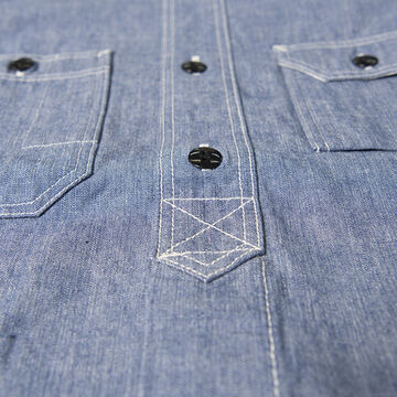 5333A シャンブレー長袖ワークシャツ,, small image number 6