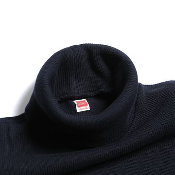 TR24AW-203 Naval High Neck Long Sleeve Shirt,BLACK, small image number 5